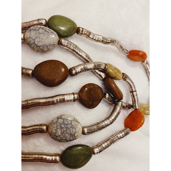 Huge Vintage Boho Statement Necklace - Picture 5 of 7